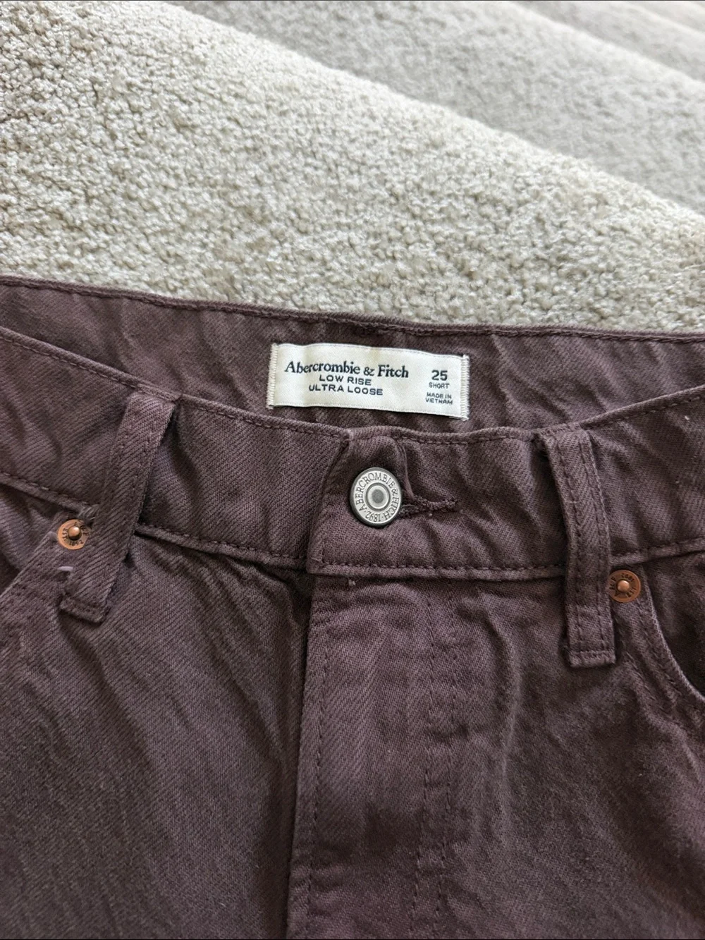 Abercrombie Low Rise Ultra Loose Jean